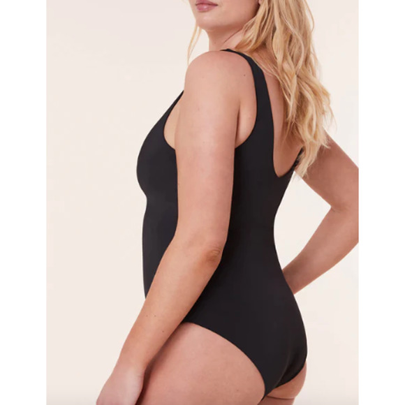 NWT Andie Women's The Bonita One Piece Smooth Eco-Nylon Swimsuit Black Size S - Picture 15 of 15